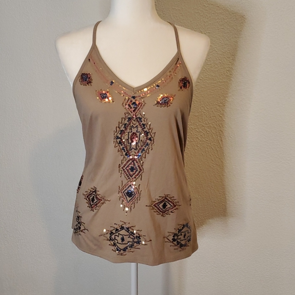 Almost Famous Sequin Tank Top